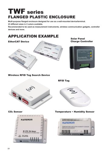 Flanged Plastic Enclosure - TWF series