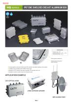 HQ series - IP67 EMC SHIELDED DIECAST ALUMINUM BOX