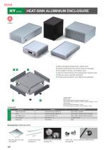HY series - HEAT-SINK ALUMINIUM ENCLOSURE