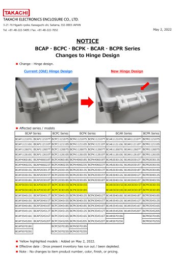 IP65 ABS・Polycarbonate Plastic Box with Outdoor Roof - BCAR・BCPR series