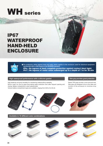 IP67 Handheld Enclosure - WH series