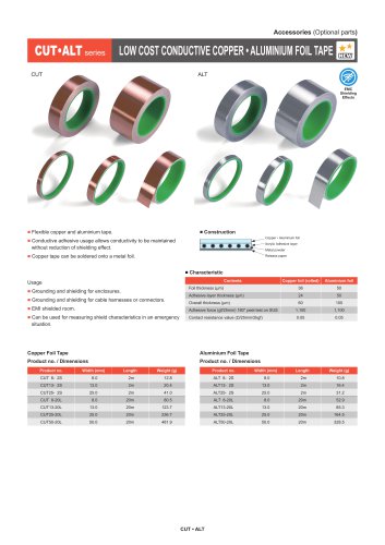 Low Cost Conductive Aluminium Foil Tape - ALT series