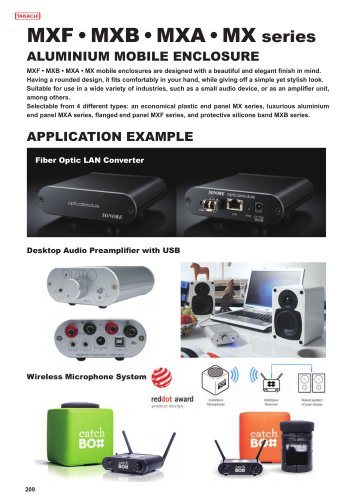 MXB series - ALUMINIUM MOBILE ENCLOSURE with SILICONE BAND