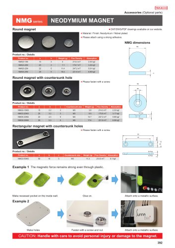 NMG series - NEODYMIUM MAGNET