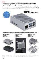 RPH series - Raspberry Pi 4B HEATSINK CASE