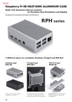 RPHD series - DIN RAIL MOUNT Raspberry Pi HEATSINK CASE