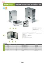SSM series - IP65 HINGED STAINLESS STEEL BOX