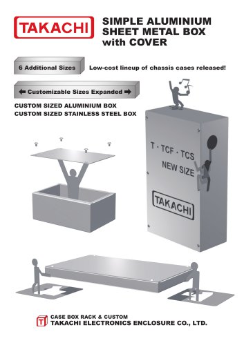 TCF series - CUSTOM SIZED ALUMINIUM BOX