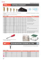 TPS・MT series - TAPPING STANDOFF & MOUNTING SCREWS