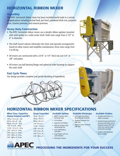 Ribbon Mixer