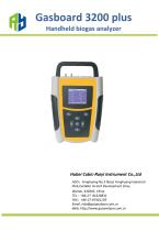 Gasboard-3200plus Handheld Biogas Analyzer