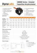 1000DE SERIES UNIAXIAL CAPACITIVE ACCELEROMETERS