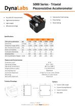 5000 SERIS TRIAXIAL PIEZORESISTIVE ACCELEROMETERS