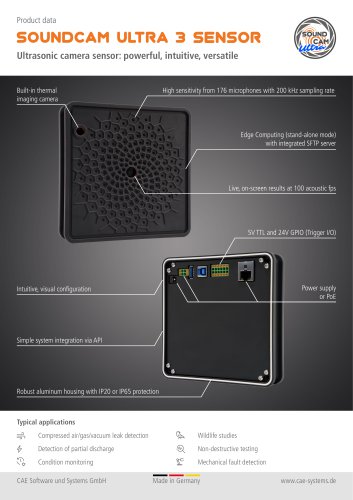 SoundCam Ultra 3 Sensor