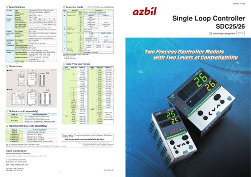 Single Loop Controller SDC25/26