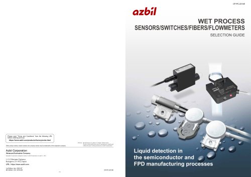 WET process sensors