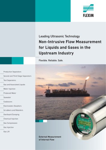 Non-Intrusive Flow Measurement for Liquids and Gases in the Upstream Industry