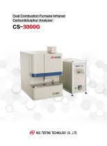 CS3000G Carbon Sulfur Analyzer