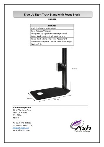 Inspex Illuminated Track Stand