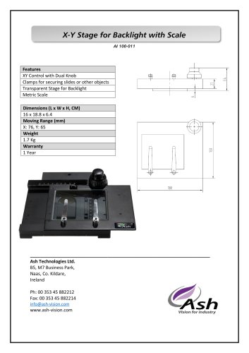 XY Stage For Up Light