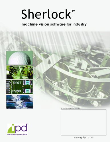 Sherlock machine vision software for industry