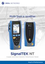 SignalTEK  NT - Copper and Fibre Network Transmission Tester