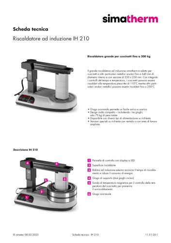 11 51 05 - Technical Data Sheet - IH 210 - IT