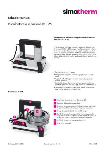 11 51 10 - Technical Data Sheet - IH 125