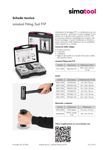 31 51 07 - Technical Data Sheet - FT-P - IT