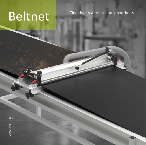 BELTNET cleaning system for conveyor belts