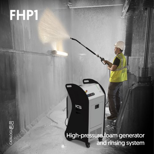 FHP1. High-pressure foam generator and rinsing system