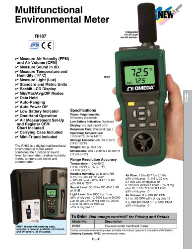 Multifunctional Environmental Meter