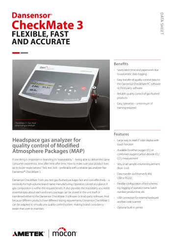 Dansensor CheckMate 3 Headspace Analyzer