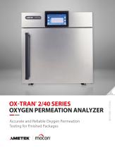 OX-TRAN 2/40 Permeation Analyzer for Finished Packages