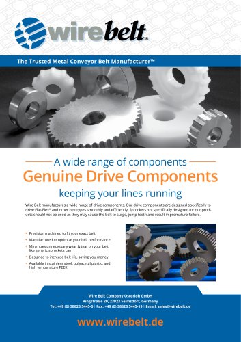 Wire Belt Drive Components