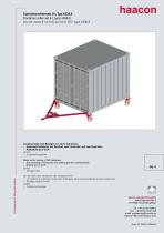 Container roller set 8 t, type 4336.8