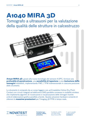 A1040 Mira 3D - Scheda Tecnica