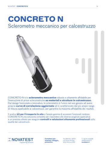 CONCRETO N - Scheda Tecnica