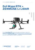 DJI M350 RTK + ZENMUSE L1 LIDAR - Scheda Tecnica - 1