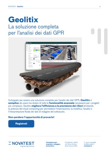 GEOLITIX - Scheda Tecnica