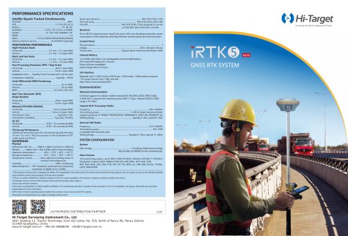 iRTK5 GNSS RTK SYSTEM