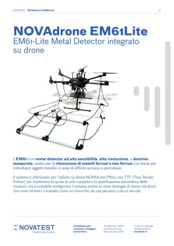 NOVAdrone EM61Lite - Scheda Tecnica