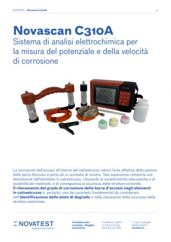 NOVASCAN C310A - Scheda Tecnica