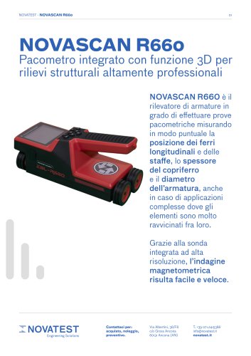 NOVASCAN R660 - Scheda Tecnica