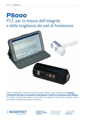 P8000 - Scheda Tecnica