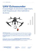 UAV Echosounder - Scheda Tecnica
