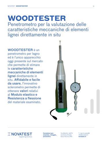 Woodtester - Scheda Tecnica