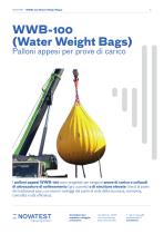 WWB-100 (Water Weight Bags) - Scheda Tenics