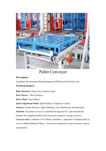 Pallet Conveyor