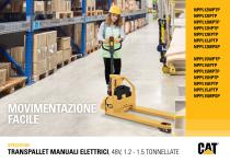 TRANSPALLET MANUALI ELETTRICI, 48V, 1.2 - 1.5 TONNELLATE